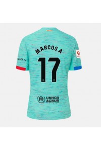 Barcelona Marcos Alonso #17 Jalkapallovaatteet Naisten Kolmaspaita 2023-24 Lyhythihainen